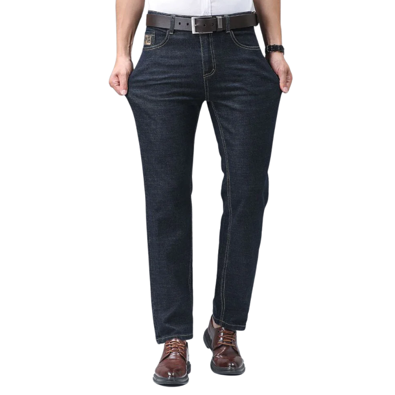 Blue Denim Men’s Stretch Slim fit Straight Jeans