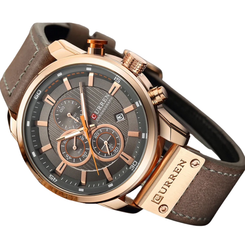 Men's Luxury Chronograph Sport Watch with Date Display