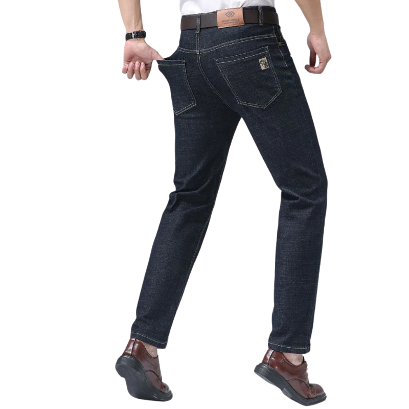 Blue Denim Men’s Stretch Slim fit Straight Jeans