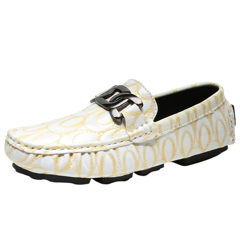 Comfort Casual Driving Shoes Handmade PU Leather Men's Loafers