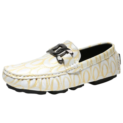 Comfort Casual Driving Shoes Handmade PU Leather Men's Loafers
