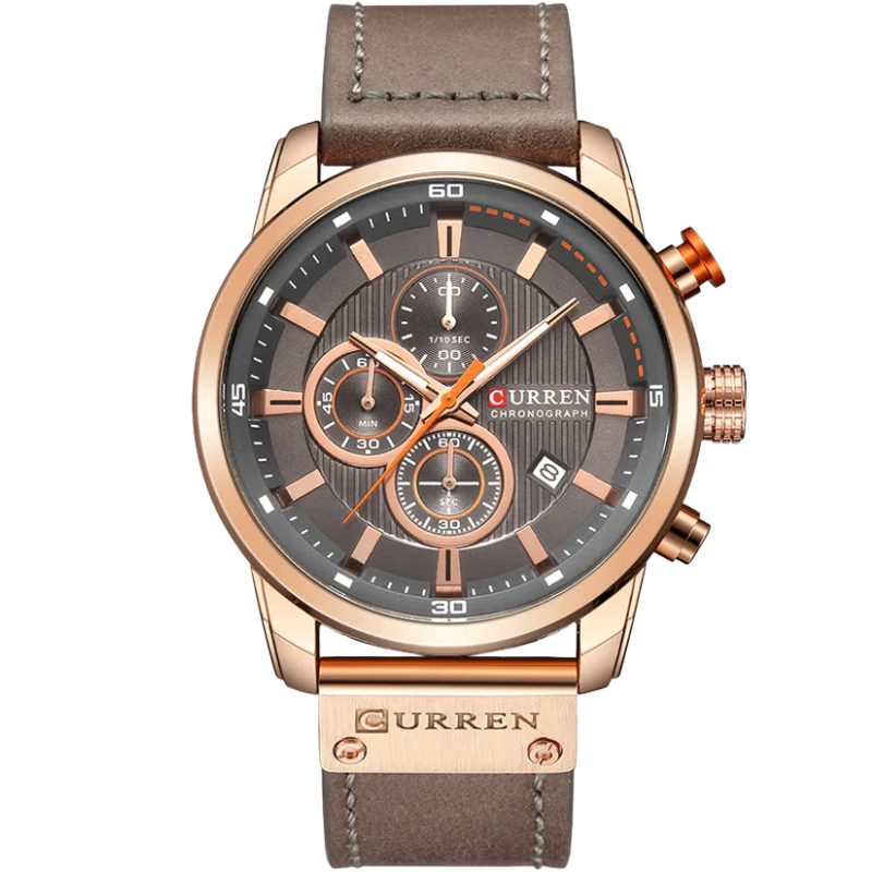Men's Luxury Chronograph Sport Watch with Date Display