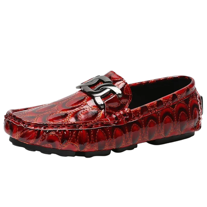 Comfort Casual Driving Shoes Handmade PU Leather Men's Loafers