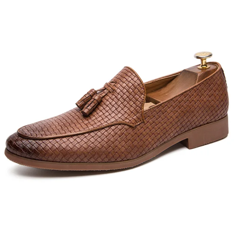 Elegant Dress Shoes Handmade Italian Leather Men's Formal Loafers