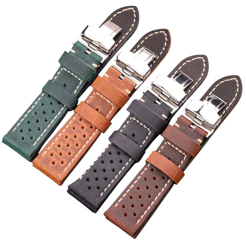 Vintage Genuine Leather Watch Band for Samsung Galaxy