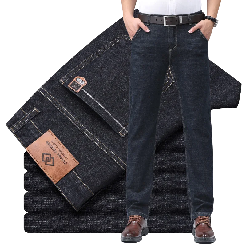 Blue Denim Men’s Stretch Slim fit Straight Jeans