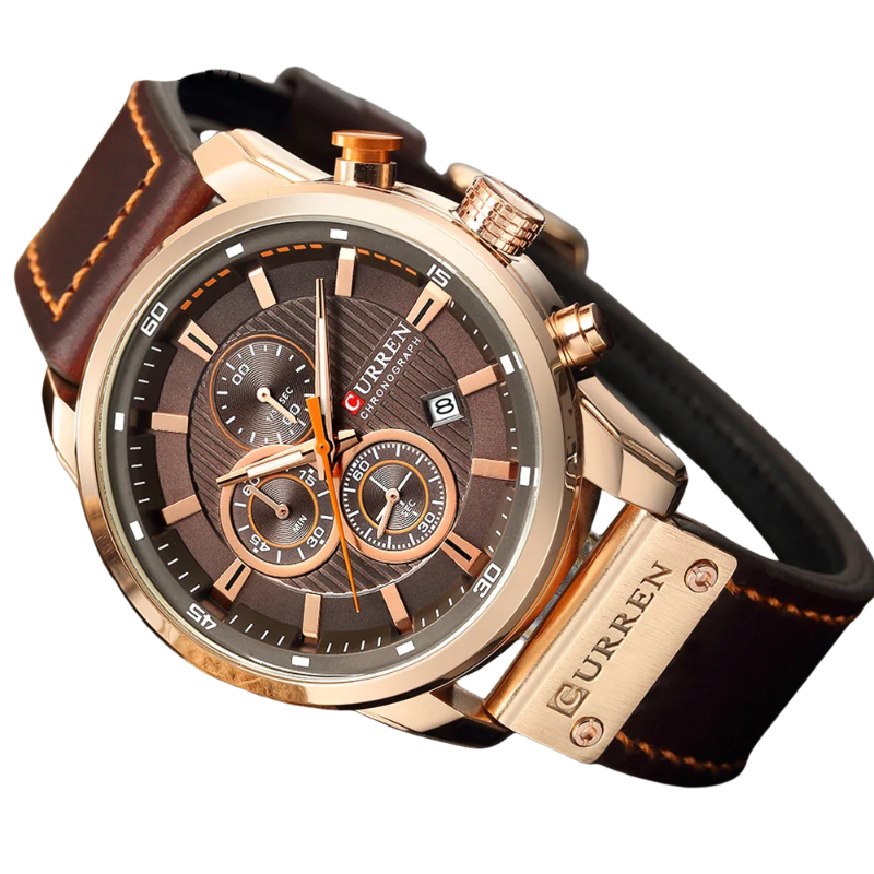 Men's Luxury Chronograph Sport Watch with Date Display