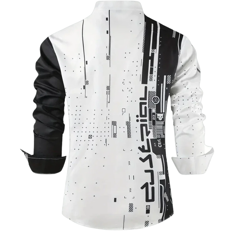 High-Quality Fashion Top Men’s Casual Long Sleeve Shirt