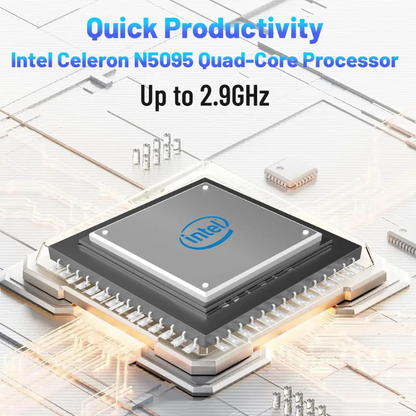 15.6" FHD Laptop 16GB+512GB SSD Intel N5095 Win11 Notebook