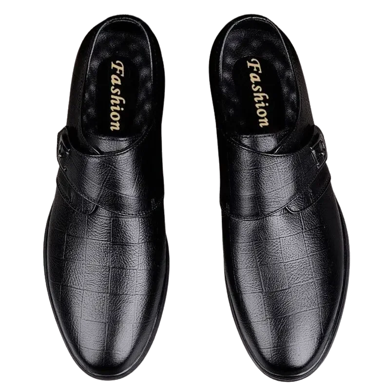 Luxury Designer Style, Spring Men’s Round Toe Formal Dress Shoes