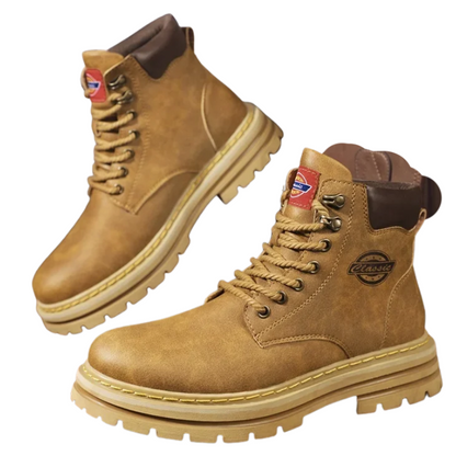 Luxury Casual Men’s Genuine Leather Ankle Boots