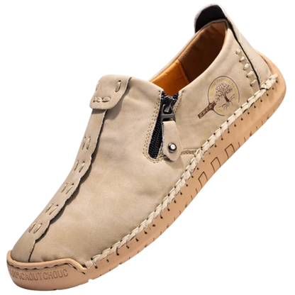 Casual Slip-On Breathable Flats Handmade Men’s Leather Loafers
