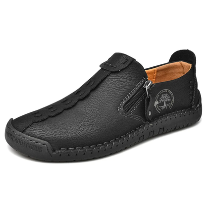 Casual Slip-On Breathable Flats Handmade Men’s Leather Loafers