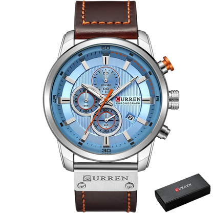 Men's Luxury Chronograph Sport Watch with Date Display