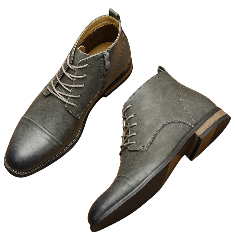 Stylish Fashion Men's Comfortable Ankle Leather Boots