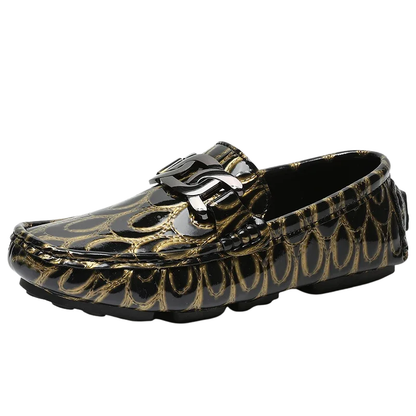 Comfort Casual Driving Shoes Handmade PU Leather Men's Loafers