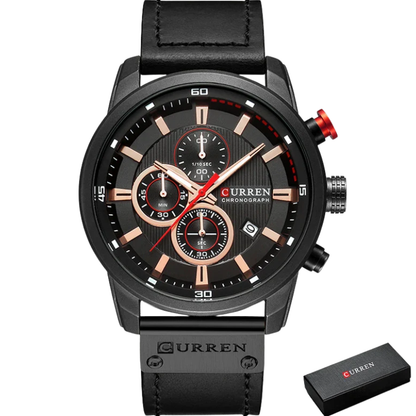 Men's Luxury Chronograph Sport Watch with Date Display