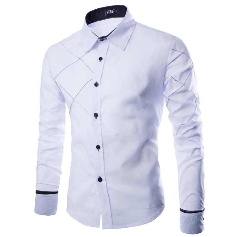 Classic Casual & Formal Style Men’s Cotton Long Sleeve Shirt
