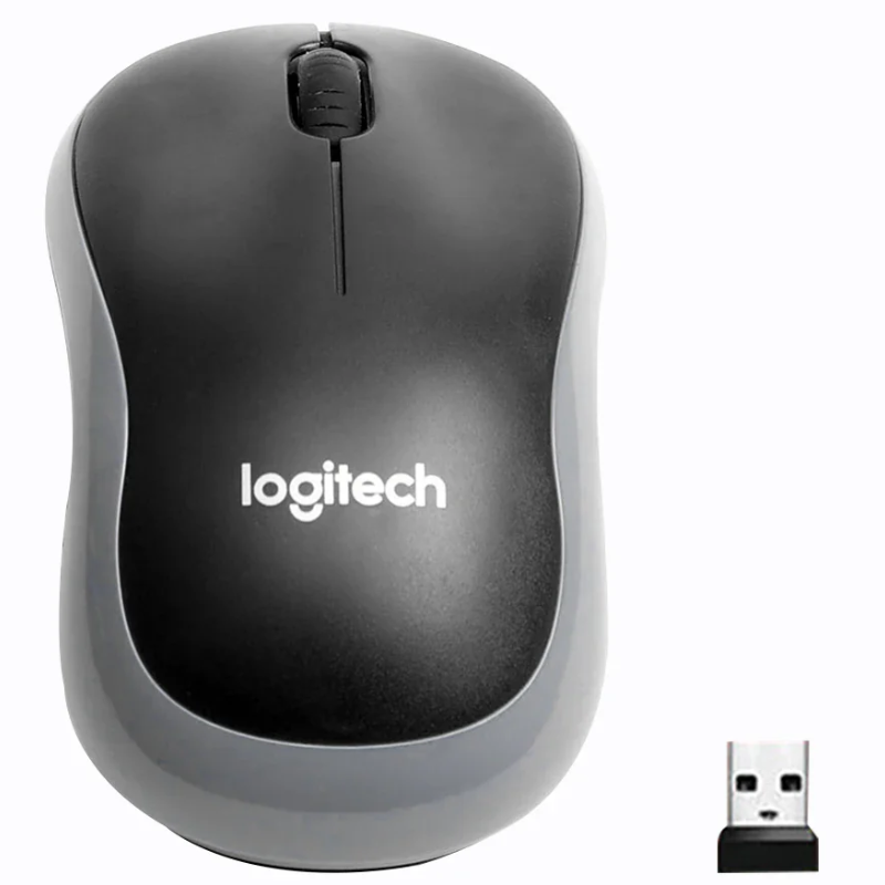 Logitech M185 Wireless Mouse 2.4GHz USB Optical for Mac/Windows