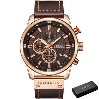 Men's Luxury Chronograph Sport Watch with Date Display