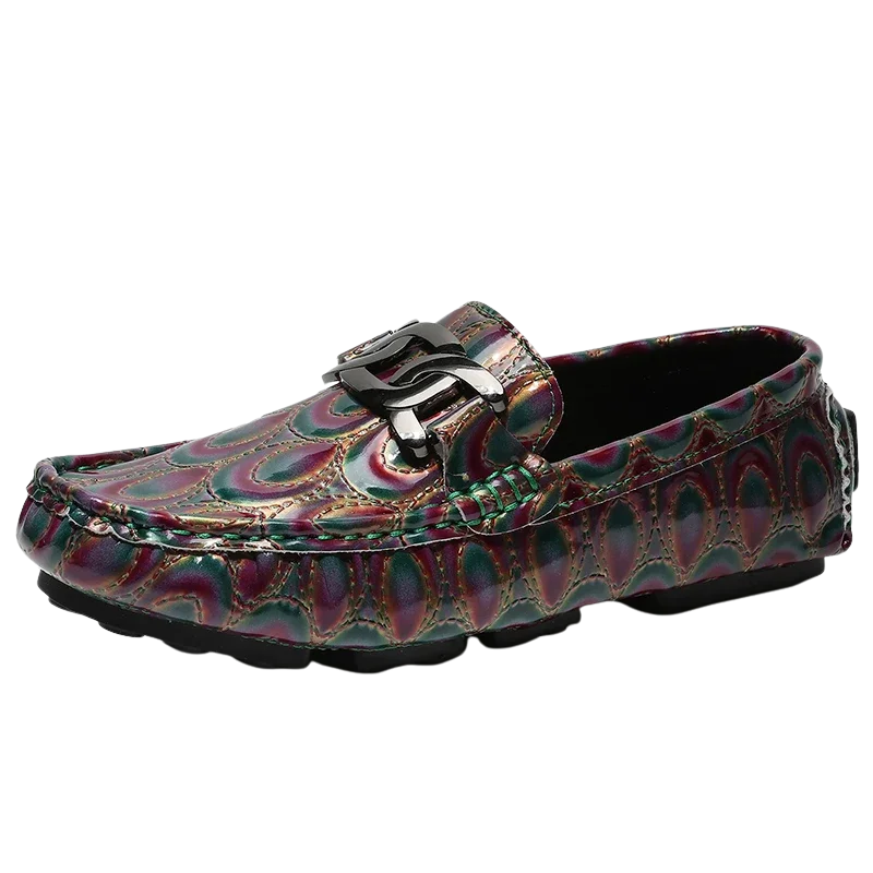 Comfort Casual Driving Shoes Handmade PU Leather Men's Loafers
