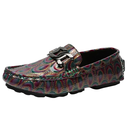Comfort Casual Driving Shoes Handmade PU Leather Men's Loafers