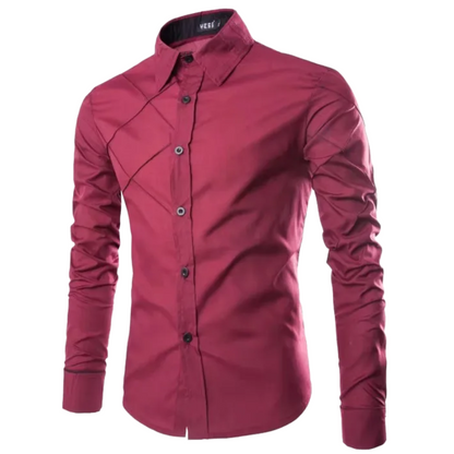 Classic Casual & Formal Style Men’s Cotton Long Sleeve Shirt