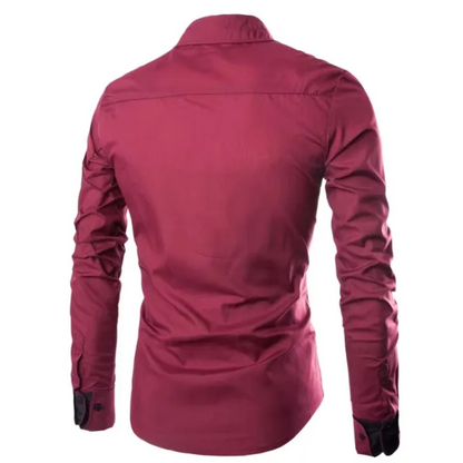 Classic Casual & Formal Style Men’s Cotton Long Sleeve Shirt