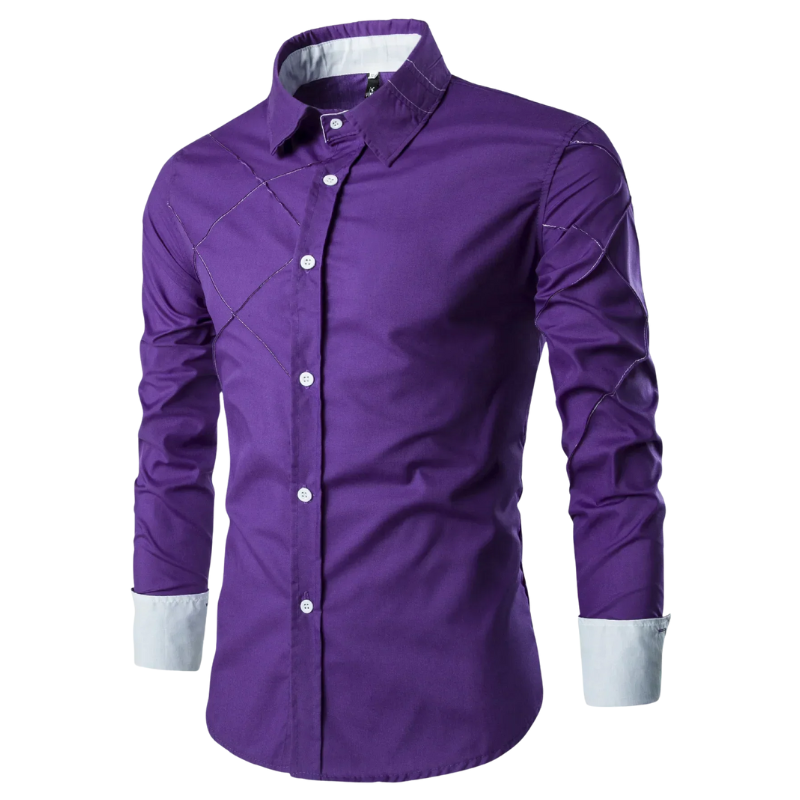 Classic Casual & Formal Style Men’s Cotton Long Sleeve Shirt