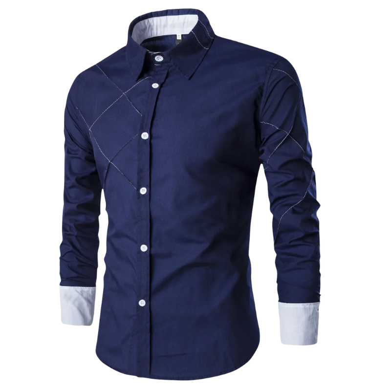 Classic Casual & Formal Style Men’s Cotton Long Sleeve Shirt
