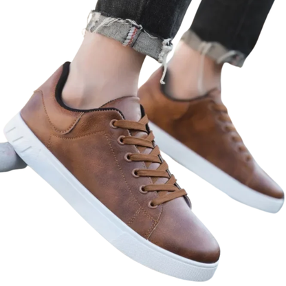 Trendy Spring/Summer Flats Classic British Leather Loafers for Men