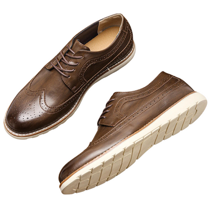 Brogue Men Casual Shoes Fashion Comfortable  Brand Men shoes