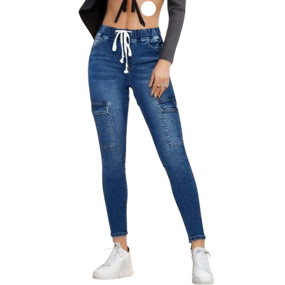 Women's Fashion Denim Slim Fit Push-Up Elastic Skinny Jeans
