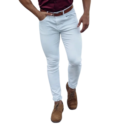 Casual All-Match Pencil Trousers Men’s Slim Solid Pants