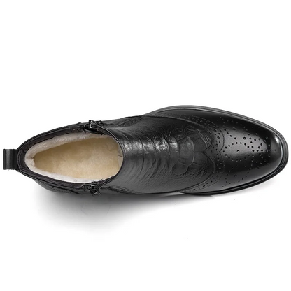 Comfy Casual Street Fashion Men’s Cowhide Chelsea Boots