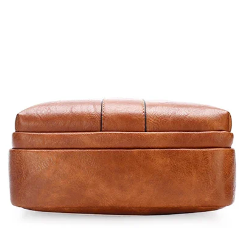 JEEP Men's Split Leather Business Messenger Crossbody Shoulder Bags