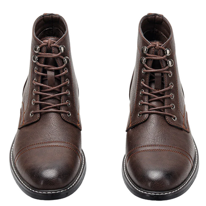 Vintage Men Boots Classic PU Leather Ankle Boots For Men