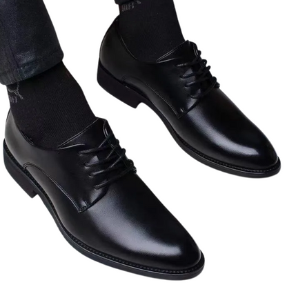 Height-Boosting Men’s British Formal Leather Dress Shoe