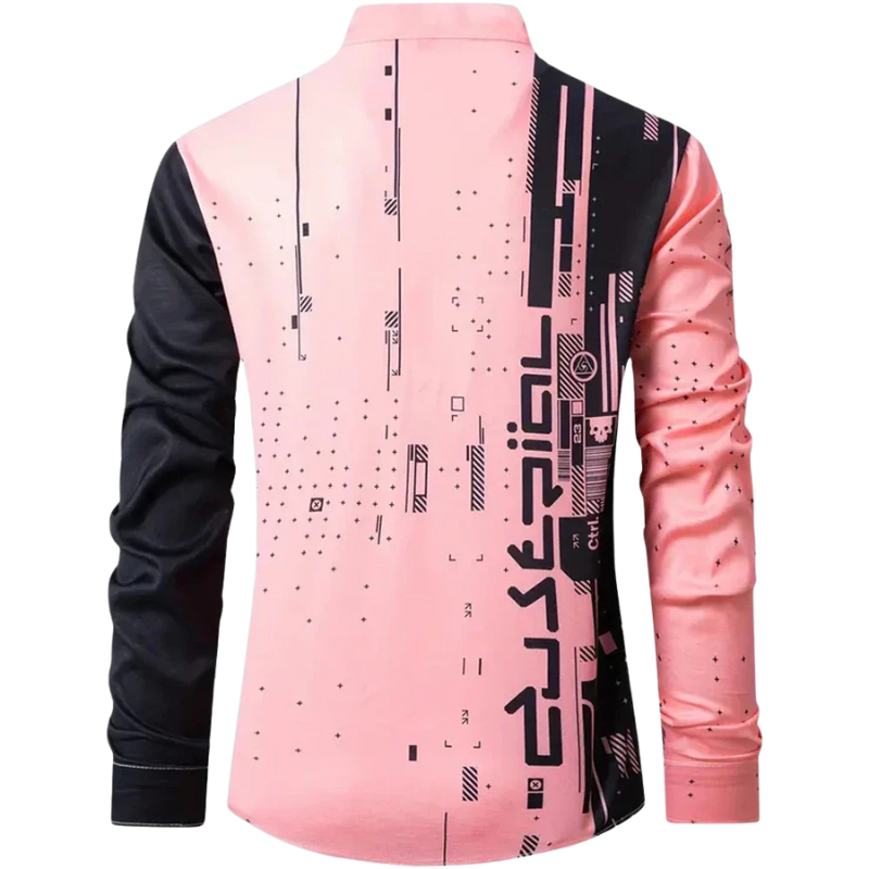 High-Quality Fashion Top Men’s Casual Long Sleeve Shirt