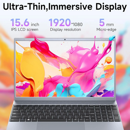 15.6" J3710 Laptop 8GB RAM 256GB SSD Win11 for Student & Business