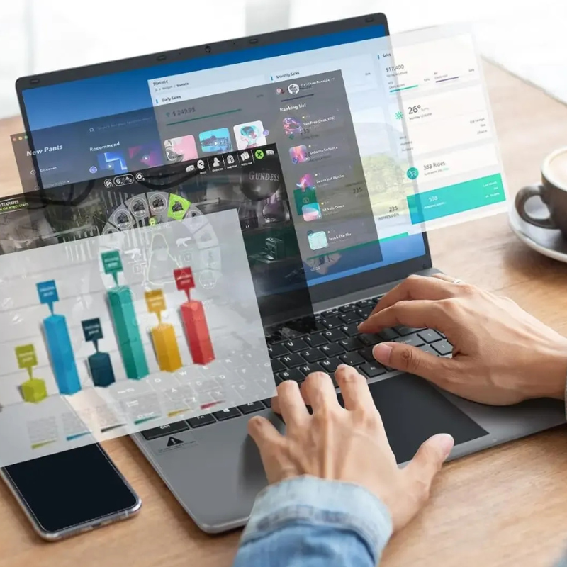 15.6" FHD Laptop 16GB+512GB SSD Intel N5095 Win11 Notebook