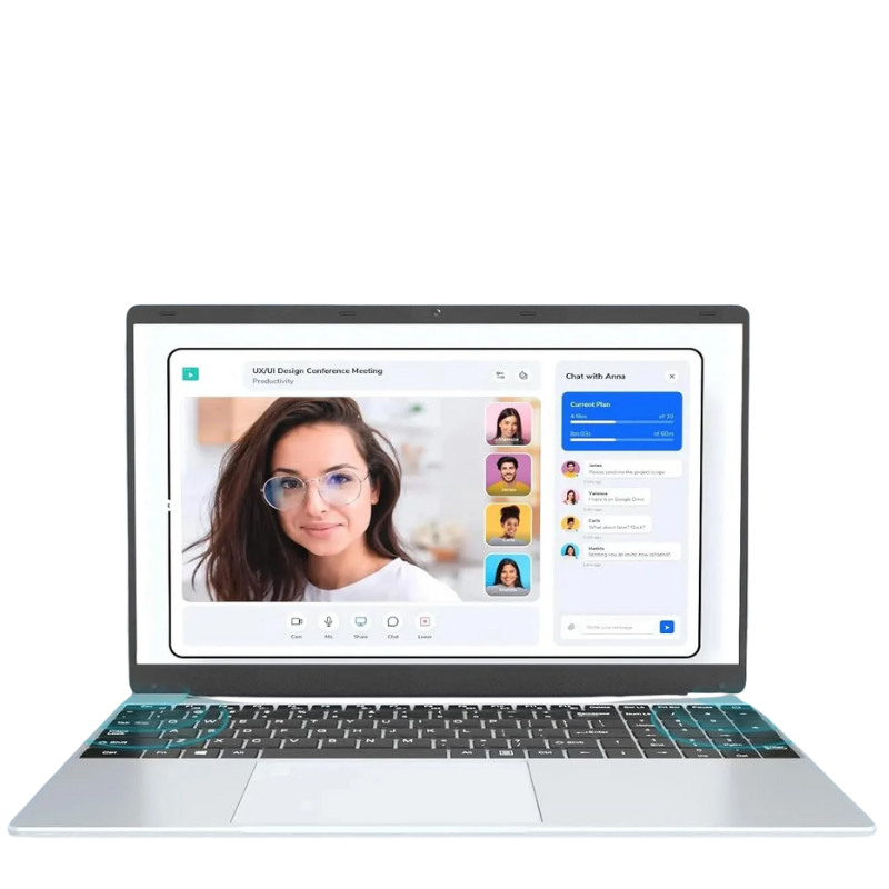 15.6" i7 Laptop 16GB Win11 Fingerprint Gaming Notebook