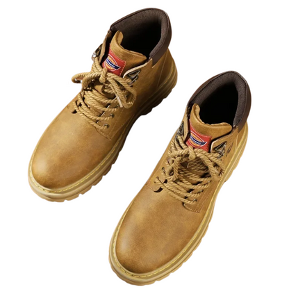 Luxury Casual Men’s Genuine Leather Ankle Boots