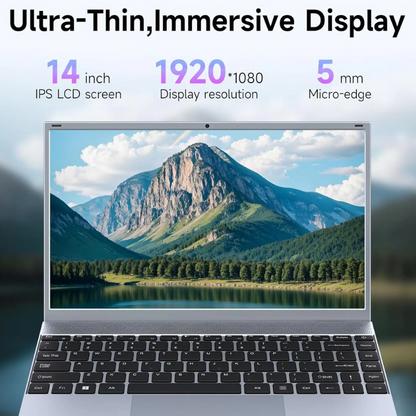 Student & Business 14" Laptop J3710 8GB RAM 256GB SSD Win11