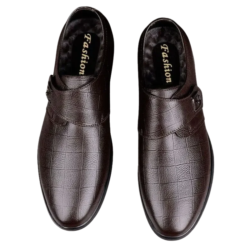 Luxury Designer Style, Spring Men’s Round Toe Formal Dress Shoes