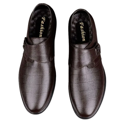 Luxury Designer Style, Spring Men’s Round Toe Formal Dress Shoes