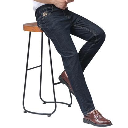 Blue Denim Men’s Stretch Slim fit Straight Jeans