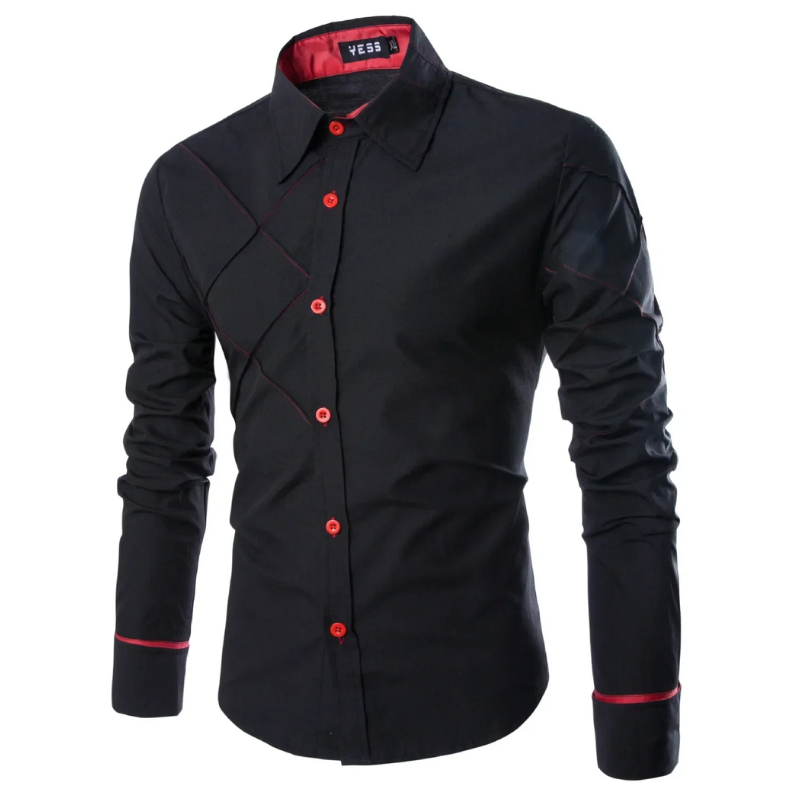 Classic Casual & Formal Style Men’s Cotton Long Sleeve Shirt