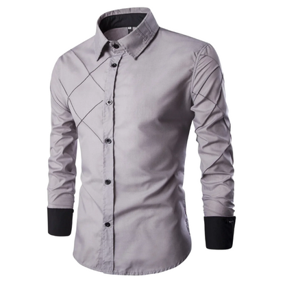 Classic Casual & Formal Style Men’s Cotton Long Sleeve Shirt