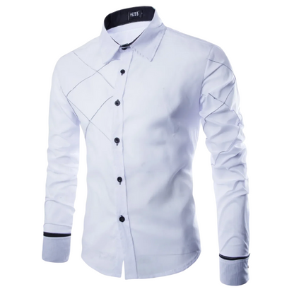 Classic Casual & Formal Style Men’s Cotton Long Sleeve Shirt